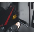 Motobox Turn Signal Mirror Blockoffs for the RSV4 and RS 660